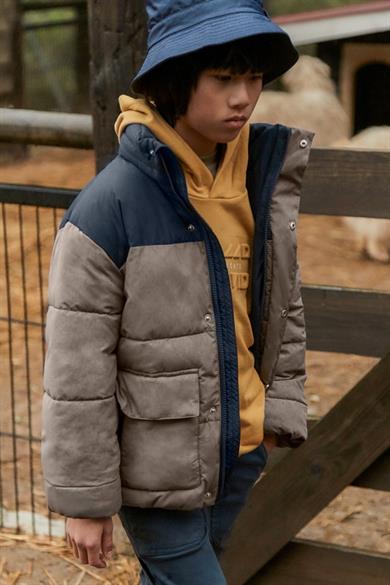 Mayoral Erkek Çocuk 8-18 Yaş Desenli Şişme Mont Haki