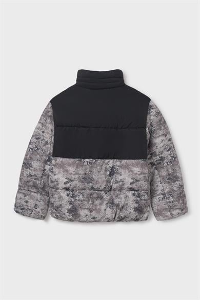 Mayoral Erkek Çocuk 8-18 Yaş Desenli Şişme Mont Siyah