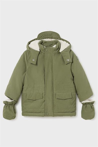 Mayoral Erkek Çocuk 9- 24 Ay Eldivenli Parka 2467 Haki