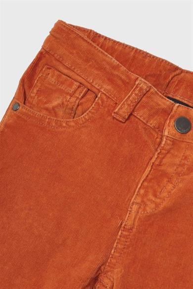 Mayoral Erkek Çocuk Fitilli Slim Fit Basic Pantolon 537 Turuncu