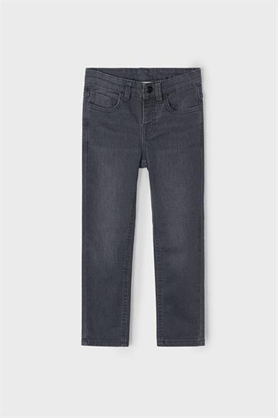 Mayoral Erkek Çocuk Slim-Fit Denim Pantolon 3567 Füme