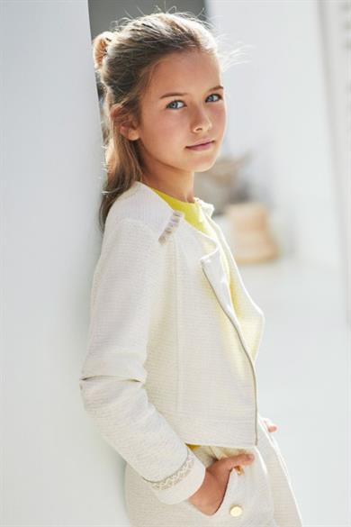 Mayoral Kız Çocuk 10-14 Yaş Ceket 6457 Krem