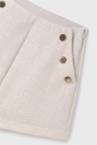 Mayoral Kız Çocuk 10-14 Yaş Şort 6267 Krem