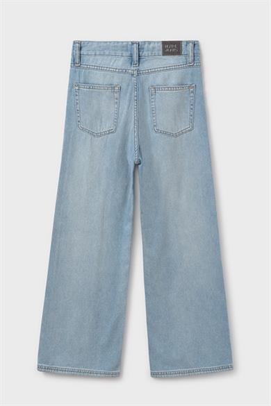 Mayoral Kız Çocuk 10-16 Yaş Bol Paça Yumuşak Denim 6538 Kot Mavi