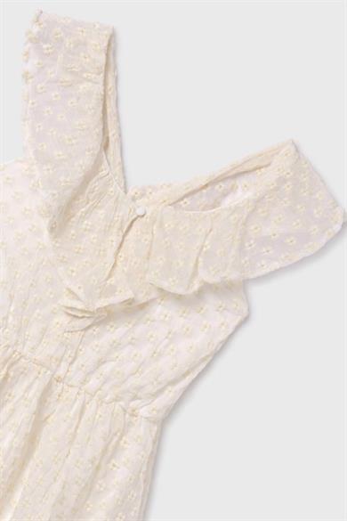 Mayoral Kız Çocuk 10-16 Yaş Elbise 6960 Krem