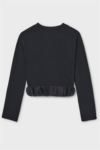 Mayoral Kız Çocuk 10-16 Yaş Mevsimlik İnce Triko Kazak Siyah