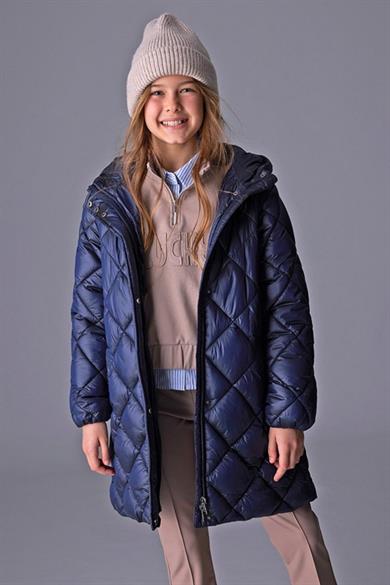 Mayoral Kız Çocuk 10-18 Yaş Dolgulu Uzun Mont Lacivert