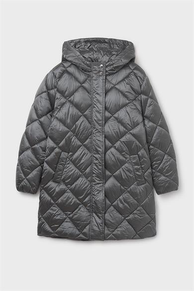 Mayoral Kız Çocuk 10-18 Yaş Dolgulu Uzun Mont Gri
