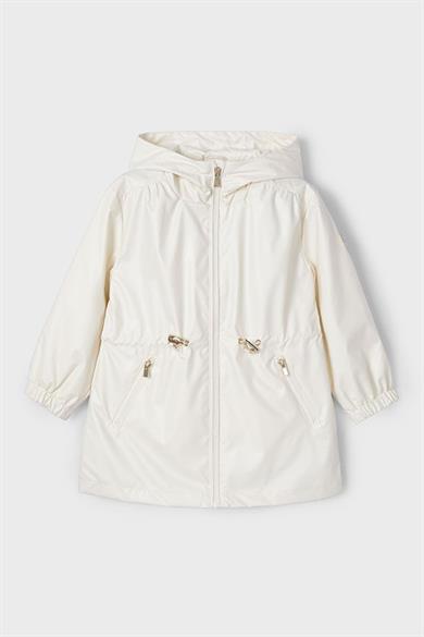 Mayoral Kız Çocuk 2-10 Yaş Kapüşonlu Mevsimlik Mont 3411 Krem