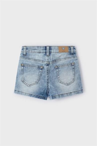 Mayoral Kız Çocuk 2-9 Yaş Basic Denim Şort 0236 Kot Mavi