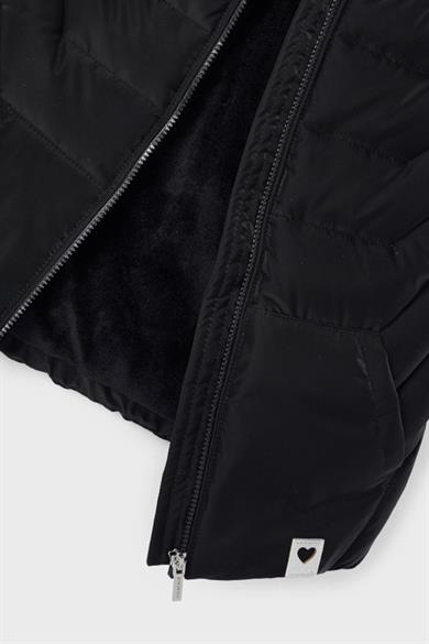 Mayoral Kız Çocuk 2-9 Yaş Dolgulu Kapüşonlu Şişme Yelek Siyah