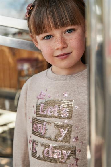 Mayoral Kız Çocuk 3-7 Yaş Sweatshirt-Tayt Takım 4709 Vizon