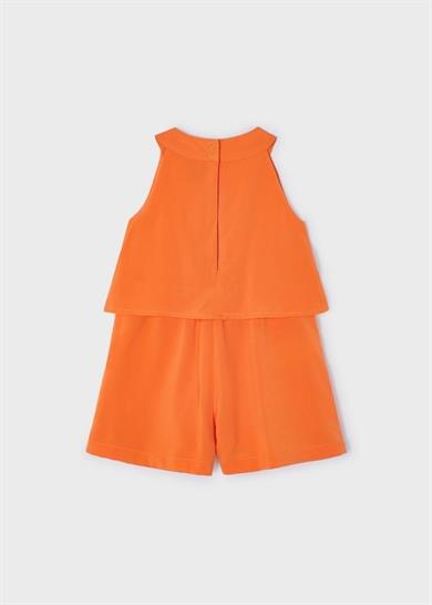 Mayoral Kız Çocuk 3-9 Yaş Halter Yaka Tulum 3856 Turuncu