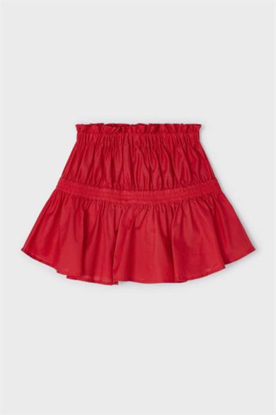 Mayoral Kız Çocuk 4-9 Yaş Poplin Etek Kırmızı