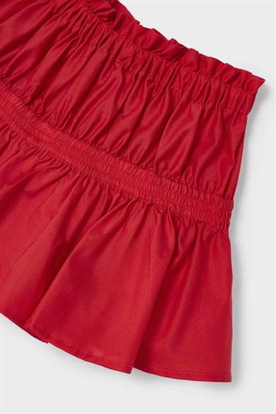 Mayoral Kız Çocuk 4-9 Yaş Poplin Etek Kırmızı