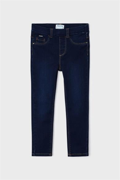 Mayoral Kız Çocuk 4-9 Yaş Skinny Denim Pantolon 577 Lacivert