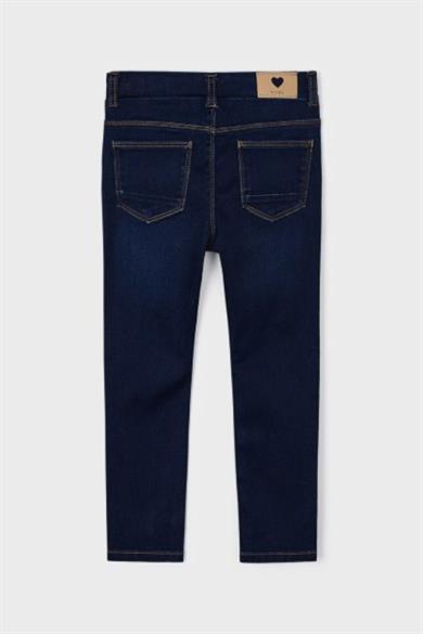 Mayoral Kız Çocuk 4-9 Yaş Skinny Denim Pantolon 577 Lacivert