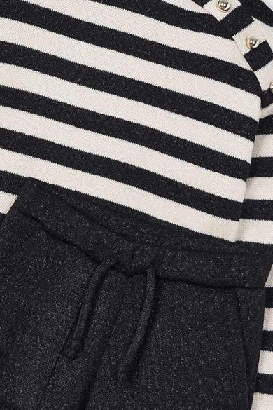 Mayoral Kız Çocuk 4-9 Yaş Sweatshirt- Pantolon Takımı 4554 Siyah