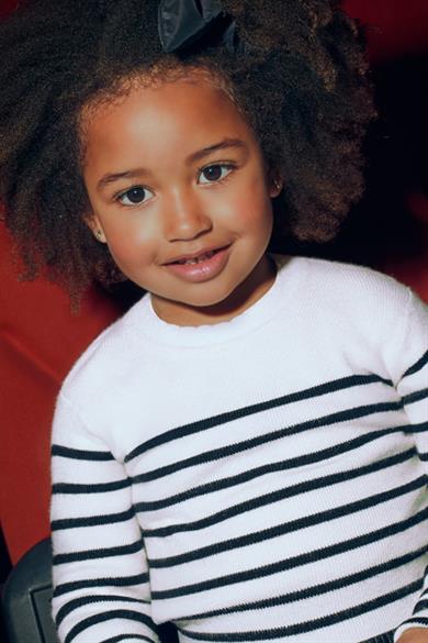 Mayoral Kız Çocuk 4-9 Yaş Triko Kazak Krem