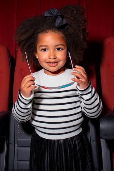 Mayoral Kız Çocuk 4-9 Yaş Triko Kazak Krem