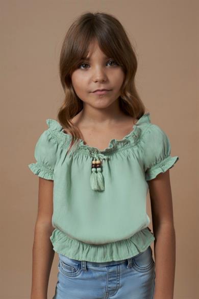 Mayoral Kız Çocuk 8-16 Yaş Bluz 6026 Yeşil