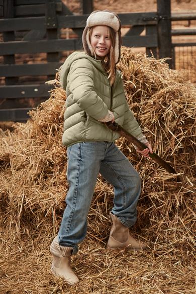 Mayoral Kız Çocuk 8-18 Yaş Bol Kesim Denim Pantolon Mavi