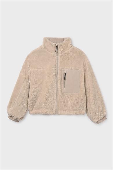 Mayoral Kız Çocuk 8-18 Yaş Çift Taraflı Peluş Mont Bej