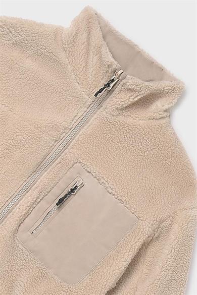 Mayoral Kız Çocuk 8-18 Yaş Çift Taraflı Peluş Mont Bej