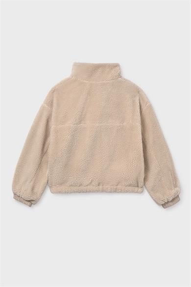 Mayoral Kız Çocuk 8-18 Yaş Çift Taraflı Peluş Mont Bej