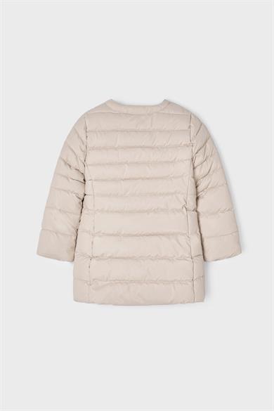 Mayoral Kız Çocuk Deri Görünümlü İnce Rüzgarlık 3430 Bej