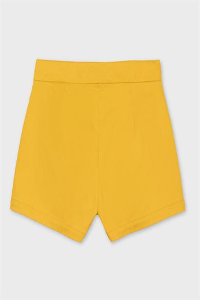 Mayoral Kız Çocuk Saten Şort 6268 Hardal