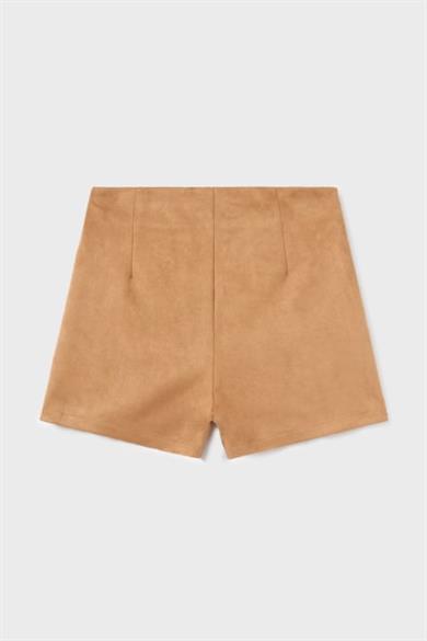 Mayoral Kız Çocuk Süet Şort 7210 Camel