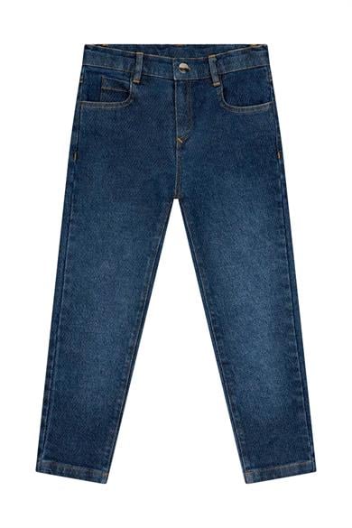 Mincenter Erkek Çocuk 2-6 Yaş Beş Cepli Denim Pantolon Mavi