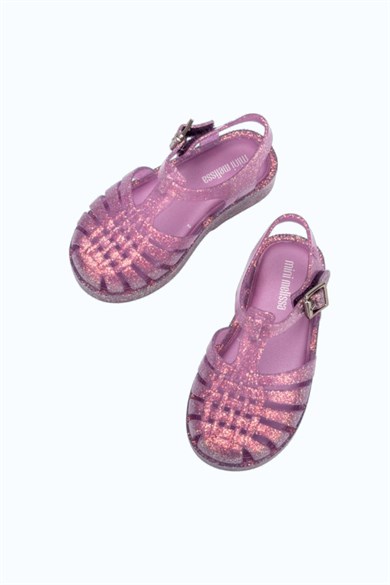 Mini Melissa Kız Çocuk 22-27 Numara Possession Shiny Sandalet Mor