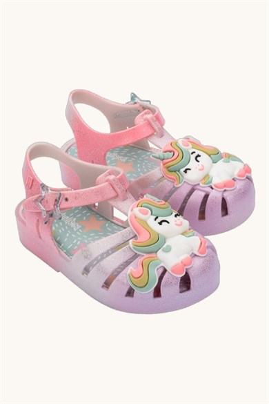 Mini Melissa Kız Çocuk 22- 27 Numara POSSESSION UNI BB Sandalet Mor