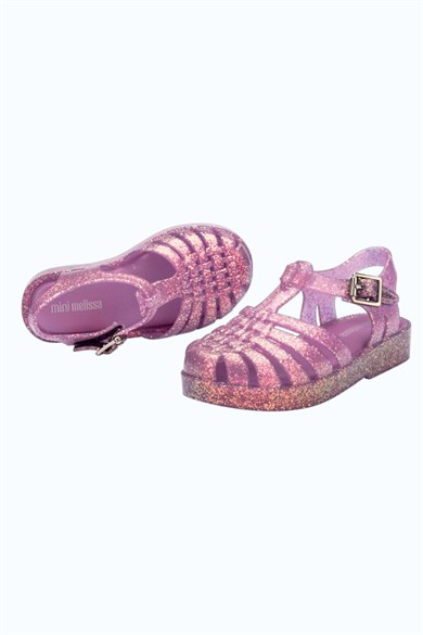 Mini Melissa Kız Çocuk 22-27 Numara Possession Shiny Sandalet Mor