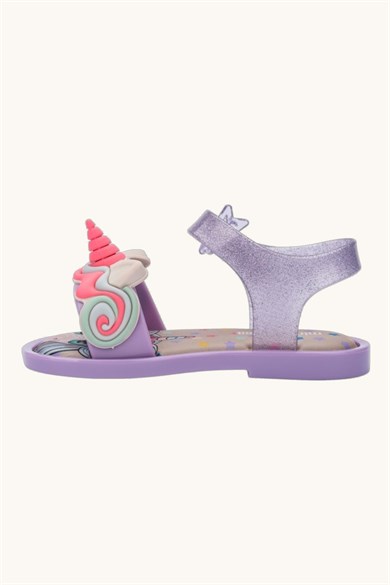 Mini Melissa Kız Çocuk 22-30 Numara MAR SANDAL UNI BB Sandalet Lila