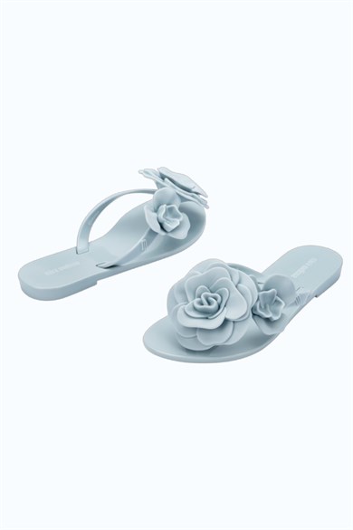Mini Melissa Kız Çocuk 28-34 Numara Harmonic Petals Terlik Mavi