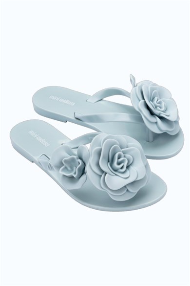 Mini Melissa Kız Çocuk 28-34 Numara Harmonic Petals Terlik Mavi