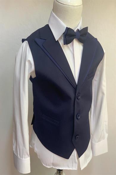 Mogi Erkek Çocuk Klasik Yelekli Takım 20501 Lacivert