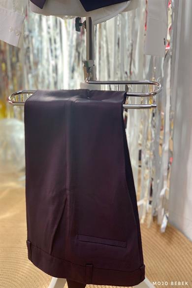 Mogi Erkek Çocuk 1-12 Yaş Klasik Yelekli Takım Bordo