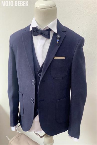 Mogi Erkek Çocuk Spor Yelekli Takım Elbise 20268 Lacivert