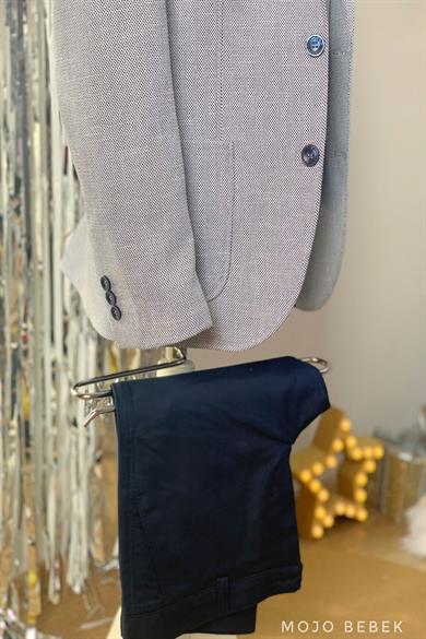 Mogi Erkek Çocuk Yelekli Ceketli Takım Elbise 19236 Lacivert