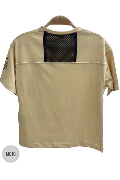 Mojo 4-14 Yaş Erkek Çocuk Baskılı Kasa Kol T-shirt 1583 Kahverengi