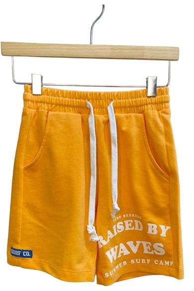 Mojo Bebek Erkek Çocuk Surf Camp %100 Pamuk Penye Şort 219279 Turuncu
