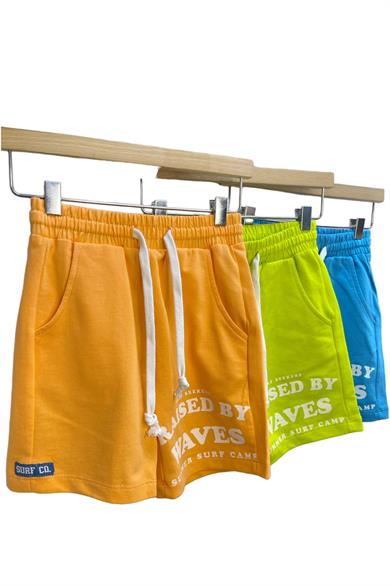 Mojo Bebek Erkek Çocuk Surf Camp %100 Pamuk Penye Şort 219279 Turuncu