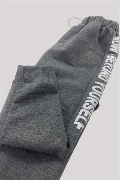 Mojo Erkek Bebek 1-4 Yaş Beyond Baskılı Eşofman Altı 10004 Füme