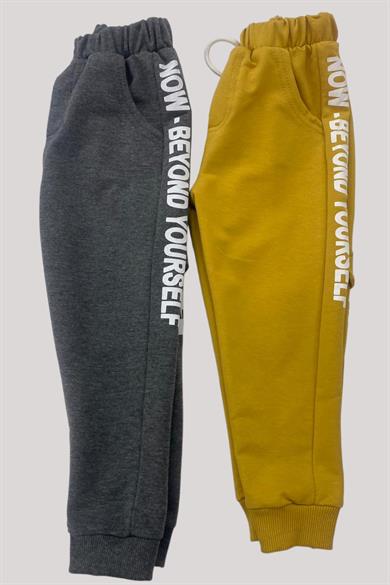 Mojo Erkek Bebek 1-4 Yaş Beyond Baskılı Eşofman Altı 10004 Füme