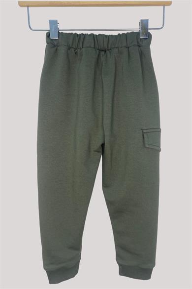 Mojo Erkek Bebek 1-4 Yaş Custom Baskılı Eşofman Altı 10002 Haki