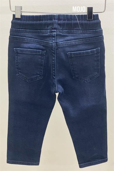 Mojo Erkek Bebek 1-5 Yaş Beli Lastikli Kot Pantolon 5368 Lacivert